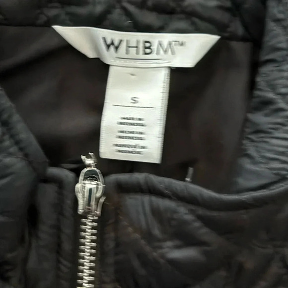 WHITE HOUSE BLACK MARKET WHBM EUC WOMENS BLACK VEST ZIPPERED LINED JACKET SZ S - Picture 4 of 5